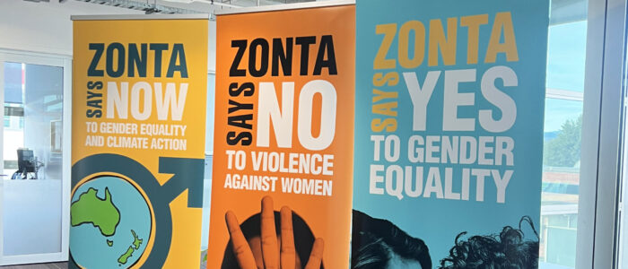 Area Meeting - Zonta Banners