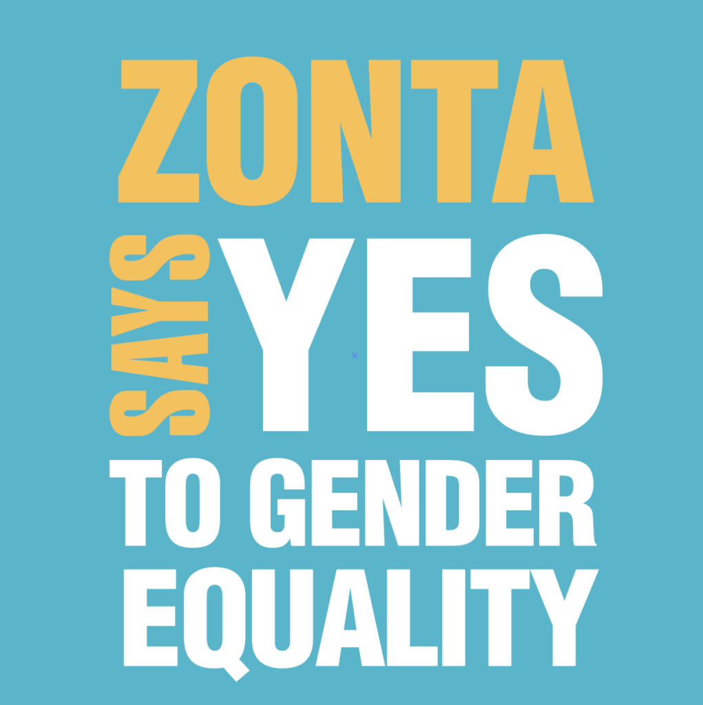 Zonta Says Yes Pull Up Banner Zonta International District 16